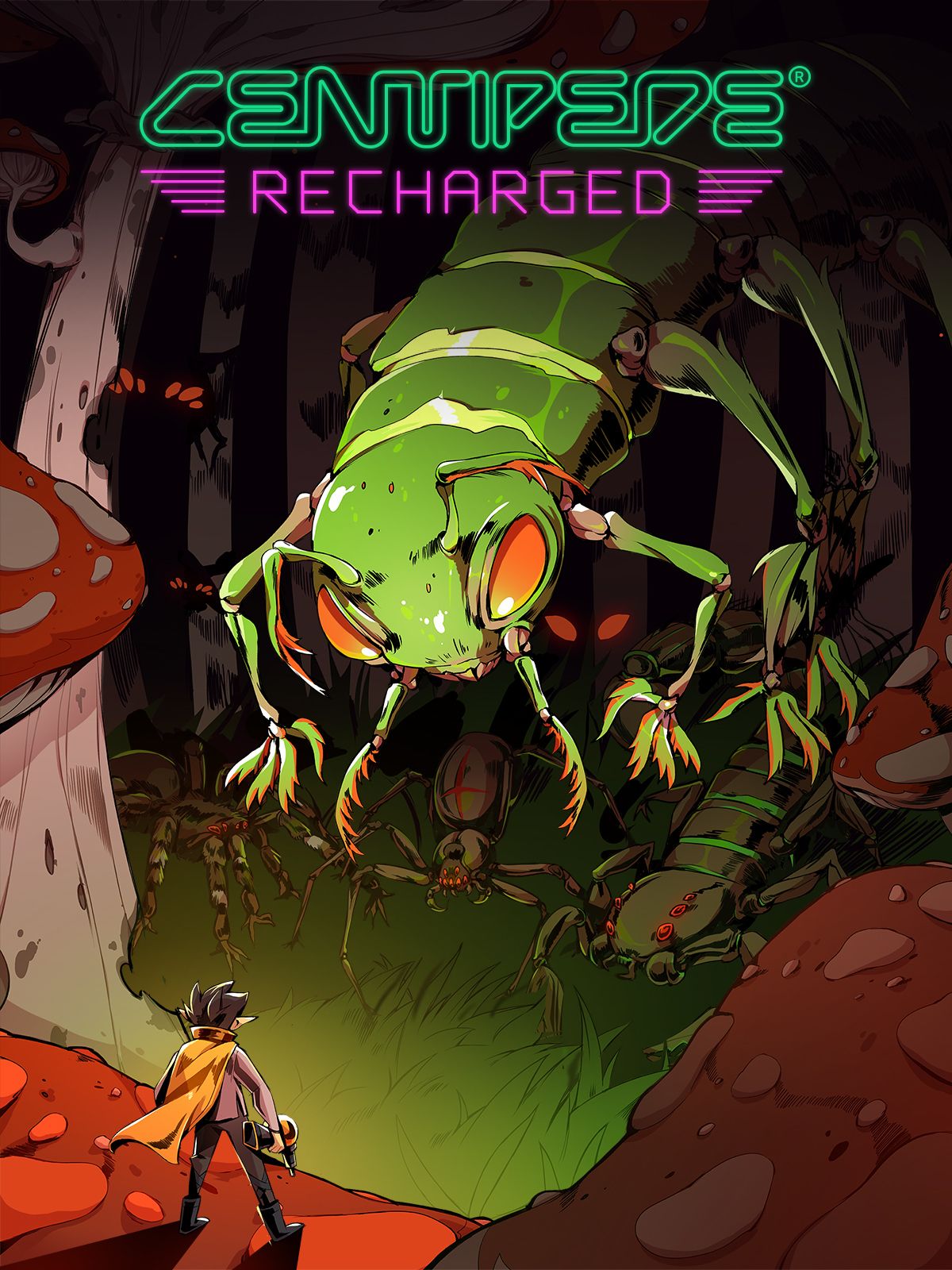 Blast the swarm in Centipede Recharged for free now