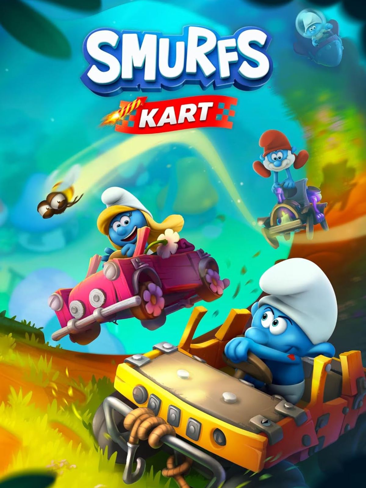 Smurfs Kart is free for your family when Snakzy rewards you