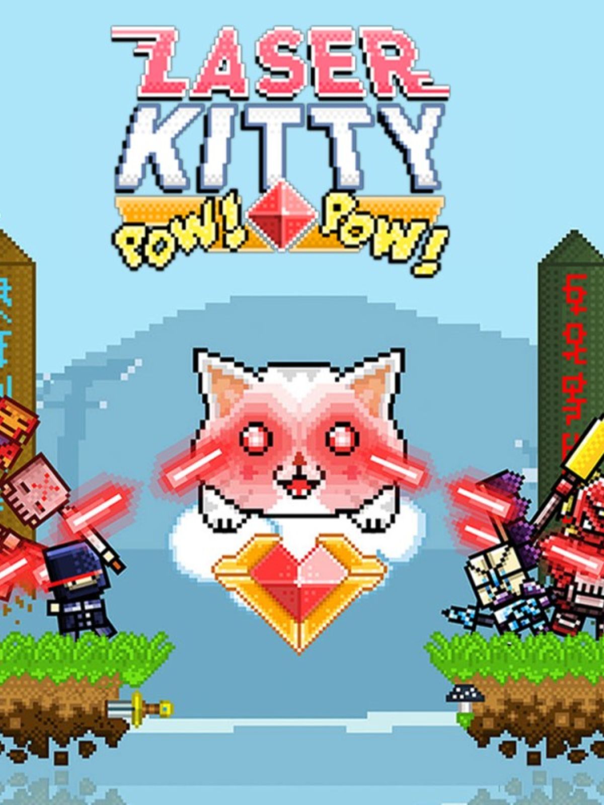 Free versions of Laser Kitty let you obliterate every alien