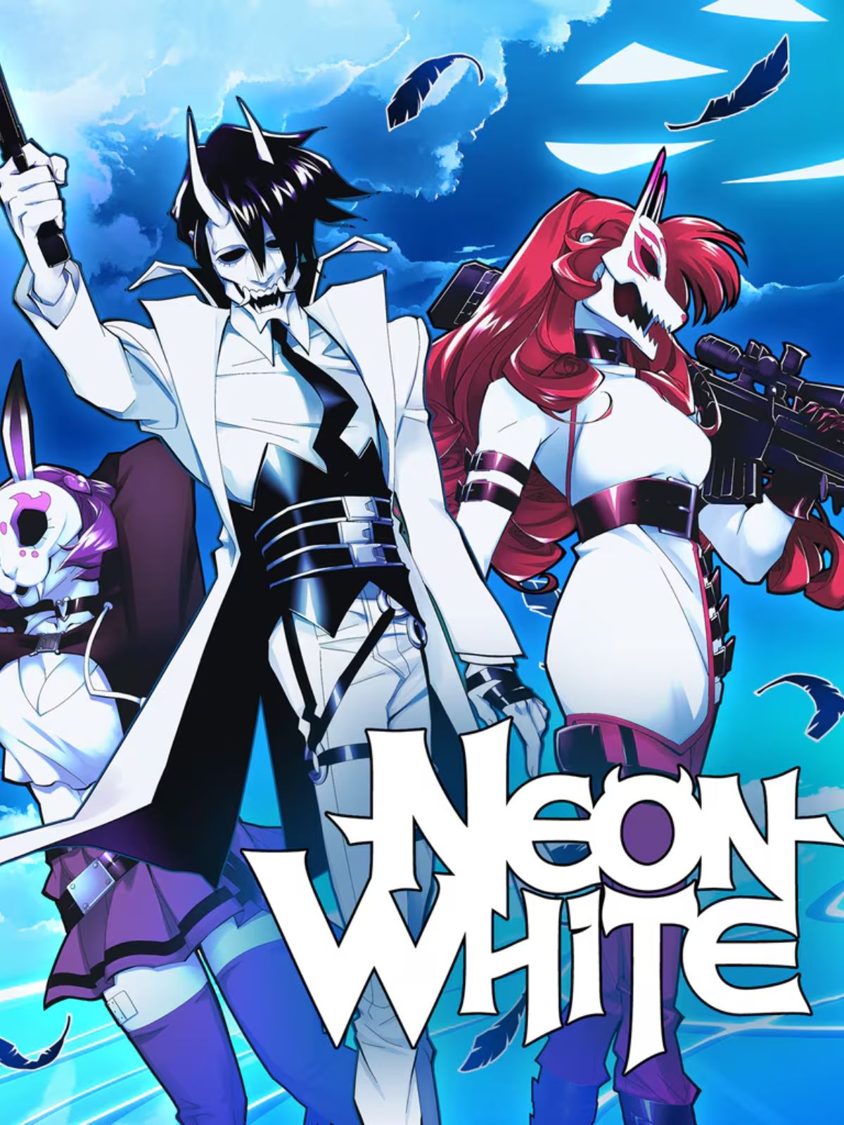 Speedrun your way to heaven with free Neon White rewards