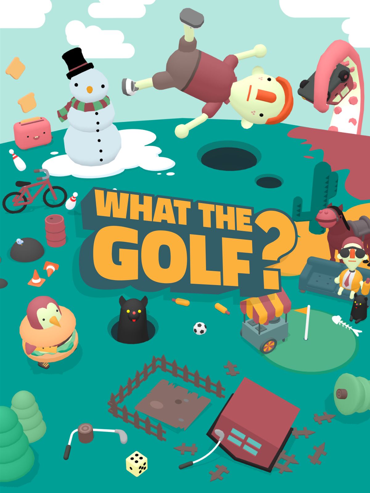 Stop asking "What the Golf?" and get this chaotic game free today!