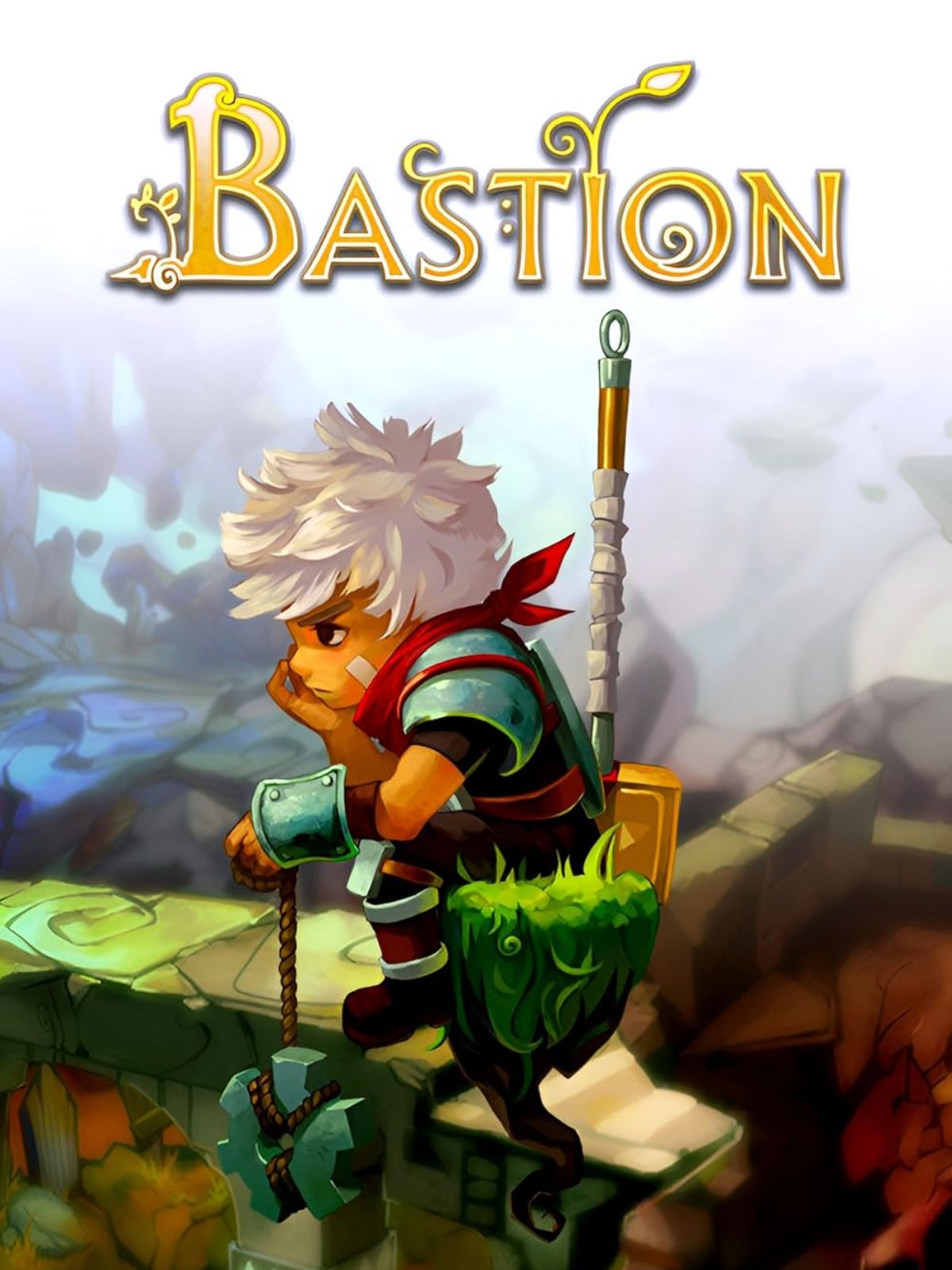 Get Bastion for free and explore the beautiful floating world