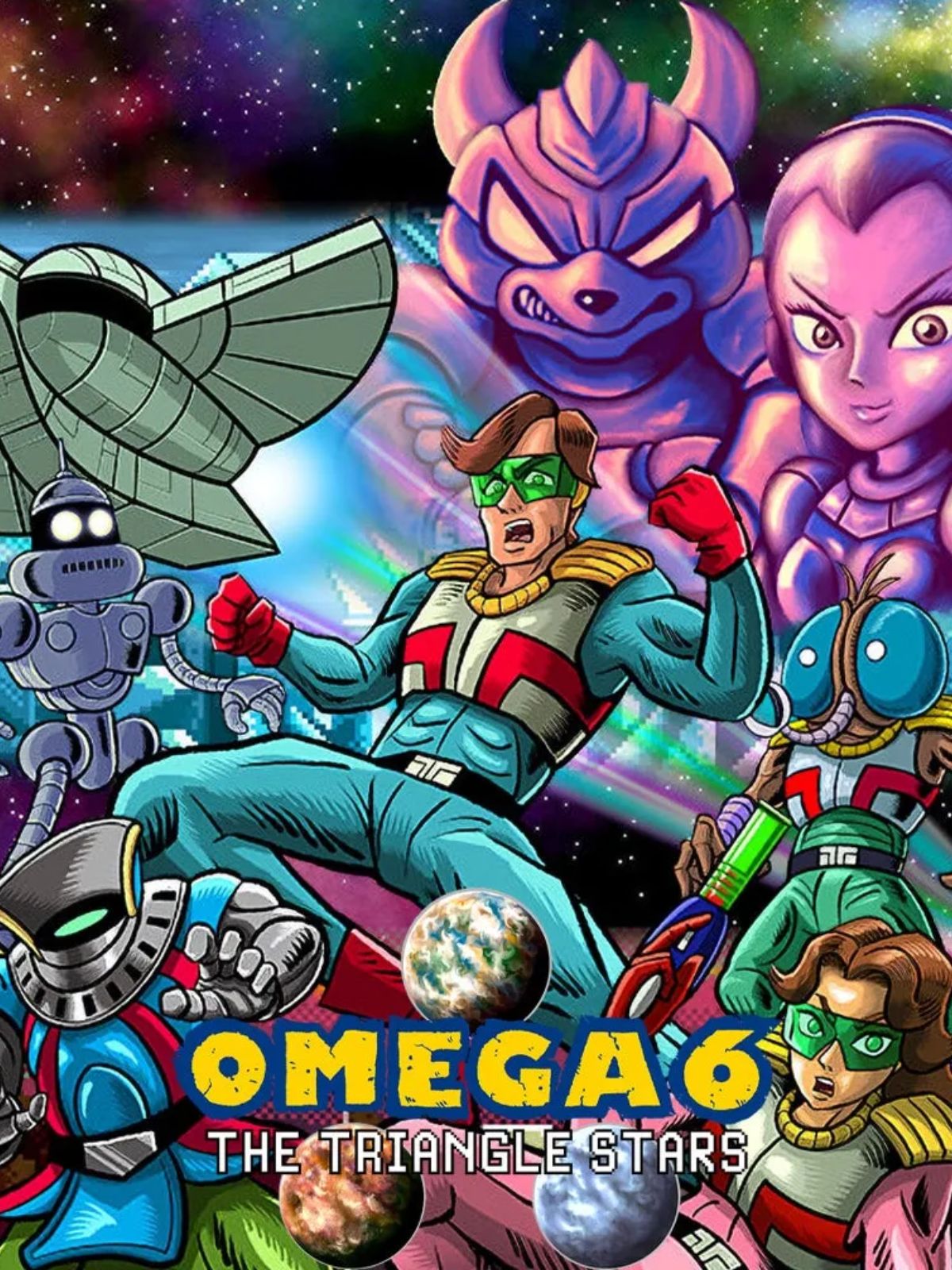 Retro adventure: Omega 6: The Triangle Stars free play