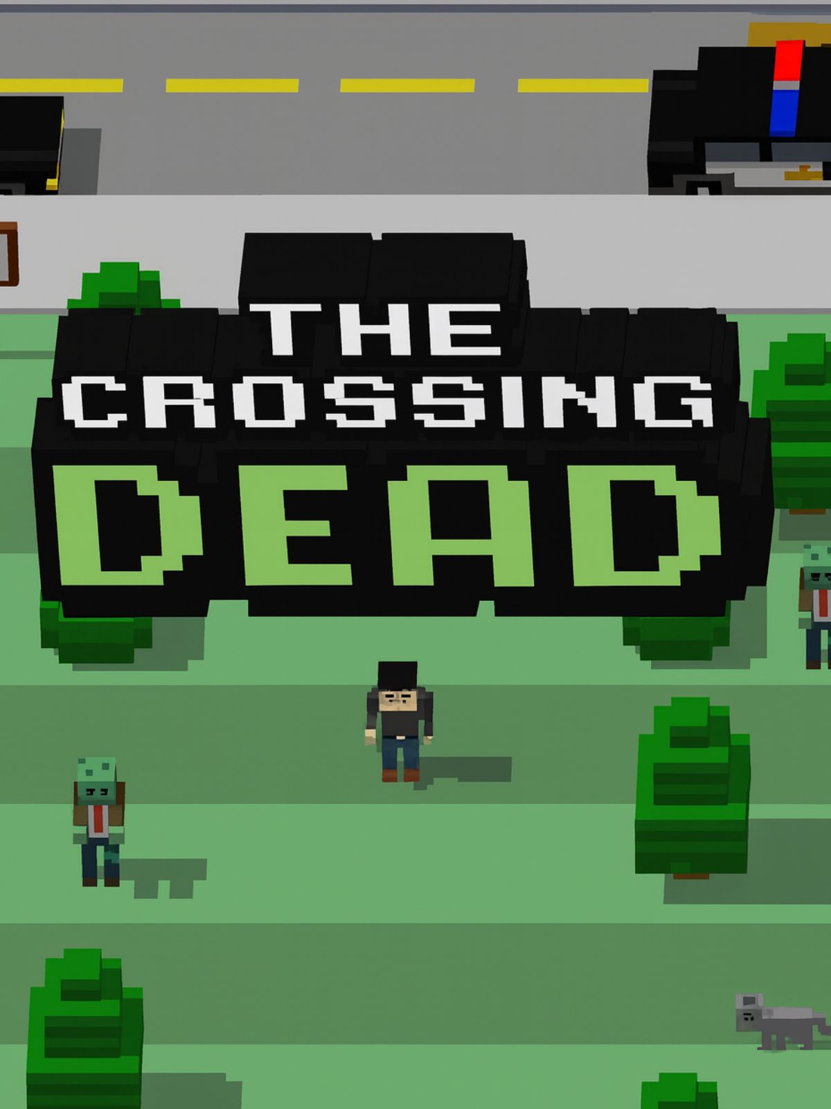 Avoid the pixelated undead and get The Crossing Dead: Crossy Zombie Apocalypse Road free