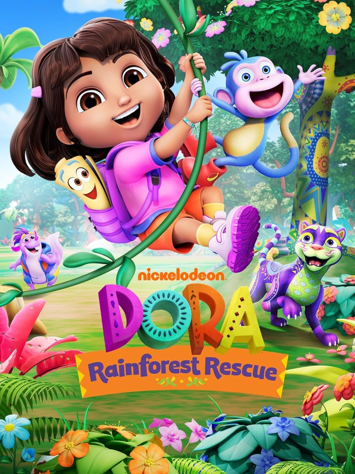 Dora Rainforest Rescue is free for families when Snakzy rewards