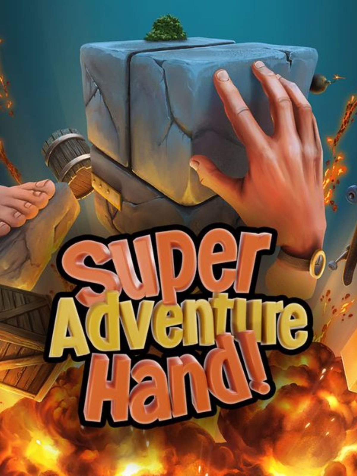 Control the digits with Super Adventure Hand! for free today